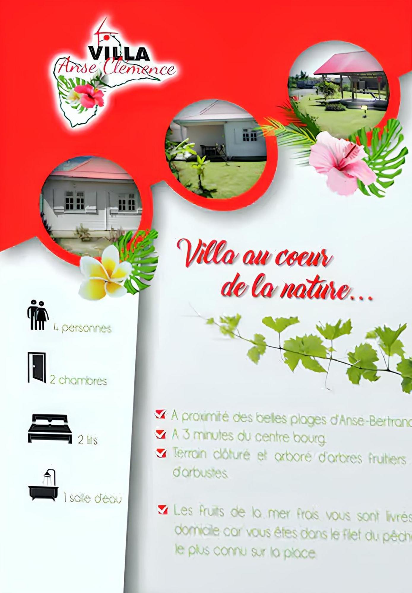 Maison Charmante A Anse-Bertrand Avec Jardin别墅 外观 照片